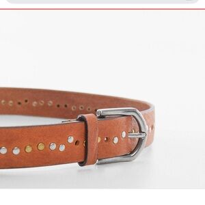 Leather belt